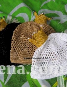 Ажурная шапочка  "Корона"  