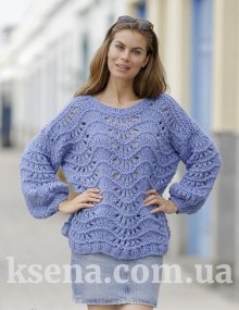 Джемпер спицами "SEGOVIA"