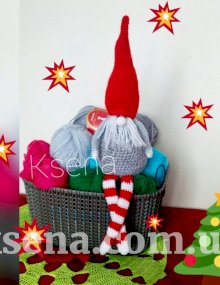 Игрушка "Новогодний гном"