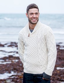 Мужской вязаный свитер FISHERMAN SWEATER