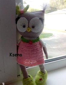 Мягкая игрушка Девочка Сова