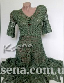 Платье крючком "Ксюша"