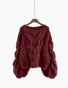 Свитер oversize ручной работы